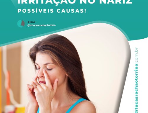 Irritação no nariz. Possíveis causas!